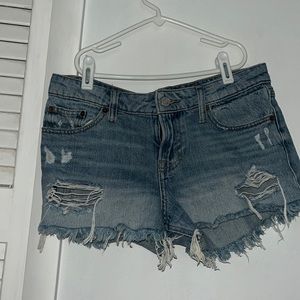 Lucky brand ripped Jean shorts WILL TAKE OFFERS